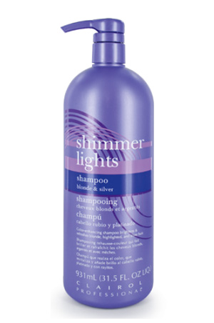 [CLR01560] Clairol Shimmer Lights Shampoo Blonde & Silver (31.5 oz)#10