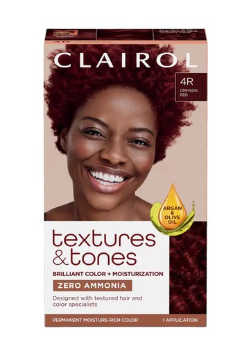 [CLR10849] Clairol Textures & Tones #4R Crimson Red (=Red Hot)