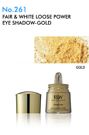 [FNW00741] Co_Fair & White Loose Power Eye Shadow-Gold No.261 #6