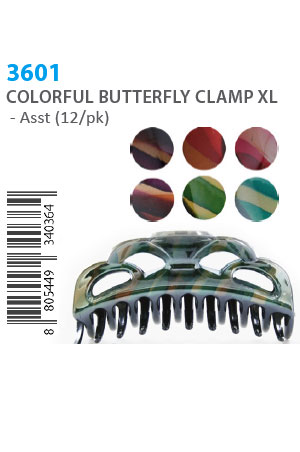 [MG93601] Colorful Butterfly Clamp XL #3601 -dz