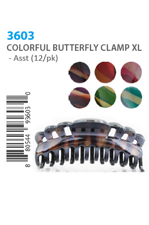 [MG93603] Colorful Butterfly Clamp XL #3603 -dz