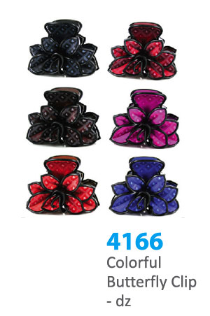 [MG94166] Colorful Butterfly Clip #4166- dz