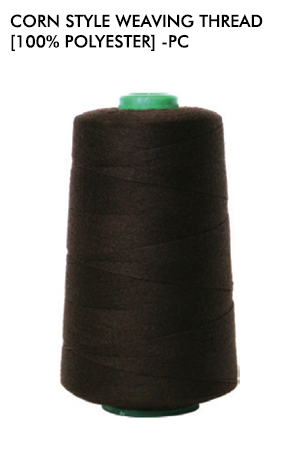 [MG14250] Corn Style Weaving Thread [100% Cotton] #1425(5700m)-Black -pc