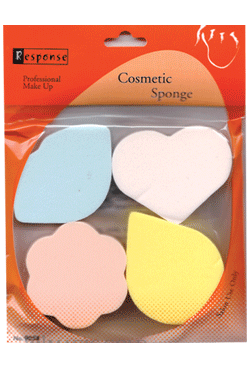 [MC29058] Cosmetic Latex Sponge 4pcs Assorted #9058 -dz