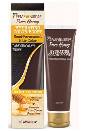 [CRN00156] Creme of Nat SemiI Perm Hair Color-Dark Choc Brown(3oz) #128