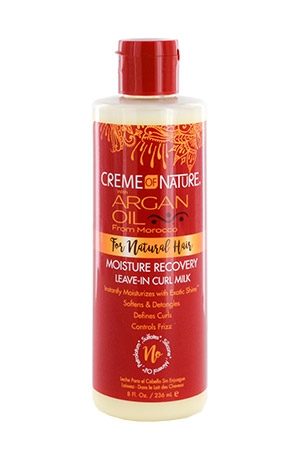 [CRN19912] Creme of Nature Argan Oil Leave-In Curl Milk (8oz) #79