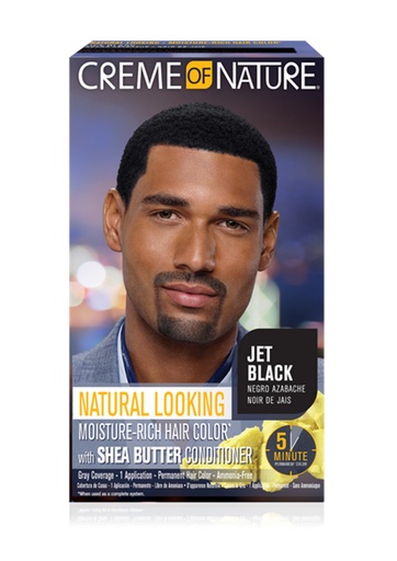 [CRN77003] Creme of Nature Men's Liquid Hair Color #Jet Black #42