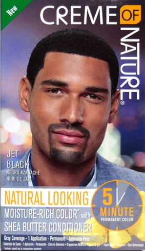 [CRN77003] Creme of Nature Men's Liquid Hair Color #Jet Black #42