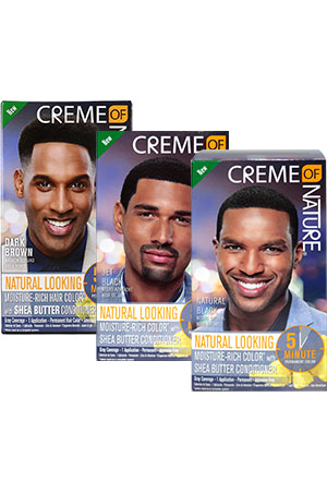 [CRN77001] Creme of Nature Men's Liquid Hair Color #Natural Black #42