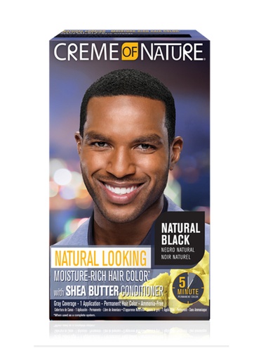[CRN77001] Creme of Nature Men's Liquid Hair Color #Natural Black #42