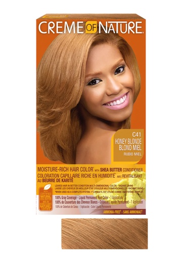 [CRN64041] Creme of Nature Moist LIQ Hair Color #C41 Honey Blonde #82