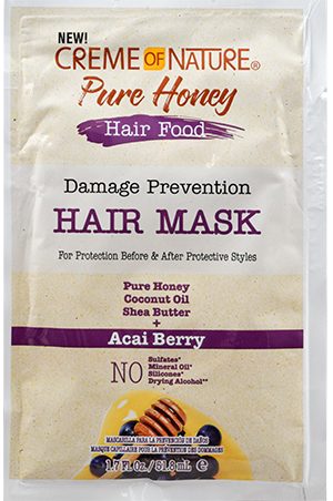 [CRN00634] Creme of Nature Pure Honey Hair Food Mask(1.7oz/6pc/pk) #151