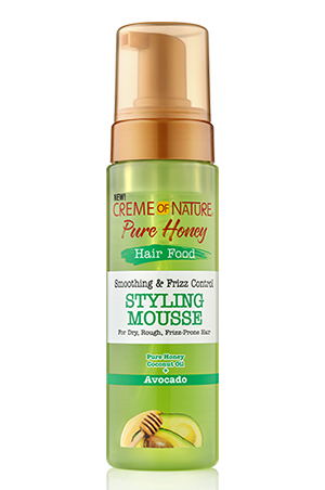 [CRN00635] Creme of Nature Pure Honey Hair Food Styling Mousse (7 oz) #153