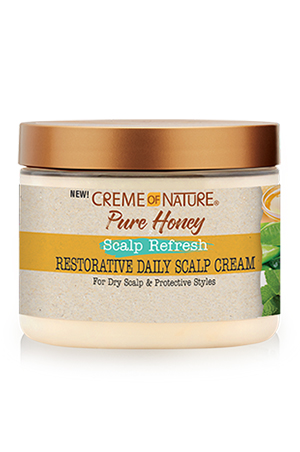 [CRN00512] Creme of Nature Pure Honey Scalp Cream(4.7oz)#157