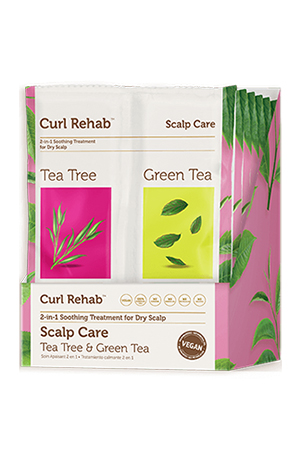 [CRH13603] Curl Rehab 2 Treatment&Mask-Tea Tree/Gr.Tea(2.4oz/6pc/pk)#6