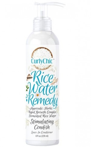 [CCH00495] CurlyChic Rice Water Remedy Stimulating Conditioner(8oz) #12