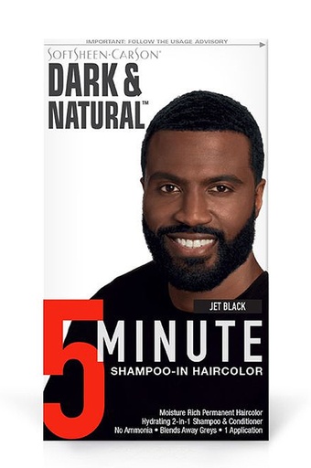 Dark & Lovely Natural 5min Men's Hair Color #Jet Black