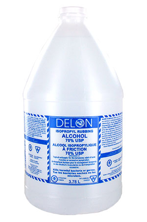 [DEL12370] Delon Isopropyl Rubbing Alcohol 70% (3.78L/1Gal) #13