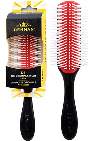 [DEN00030] Denman Original 9-Row Styling Brush #DE-4C -pc