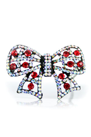 [MG33503] Design Stone Hair Pin :Snap Clip (12pcs /pk) #3350C -pk