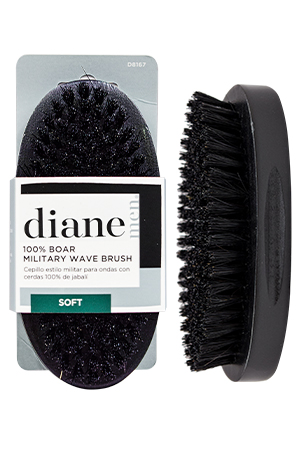[DIA08167] Diane 100% Boar Palm Wave Brush-Soft#D8167-pc