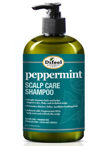 [SUN81047] Difeel Peppermint Scalp Care Shampoo (12oz)#180