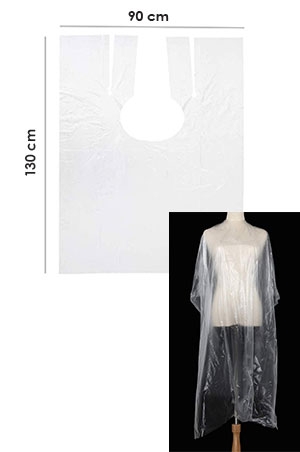 [MG94122] Disposal Salon Cape (57x44x43cm) #CPT99412 (90pcs/pk) -pk