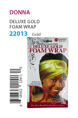 [DON22013] Donna Deluxe Gold Foam Wrap #22013 Gold -dz