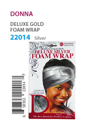 [DON22014] Donna Deluxe Gold Foam Wrap #22014 Silver -dz