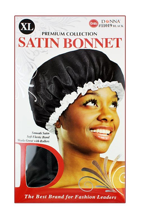 [DON11019] Donna Large Satin Bonnet #11019 -dz