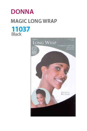 [DON11037] Donna Magic Long Wrap #11037 (Black) -pc