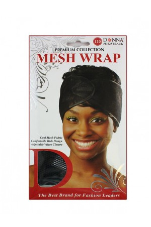 [DON11029] Donna Mesh Wrap #11029(Black) -dz