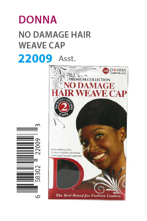 [DON22009] Donna No Damaged Hair Weave Cap #22009 Black - dz