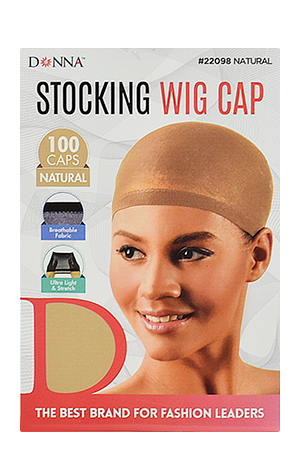 [DON22098] Donna Stocking Wig Cap #22098 Natural (100/box)