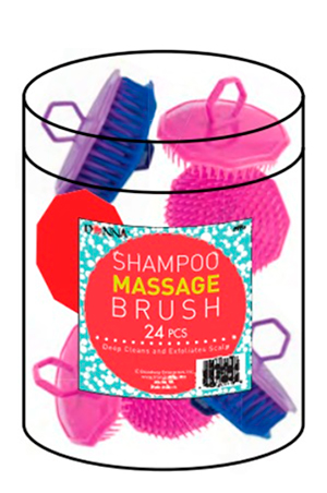 Donna Shampoo Massage Brush (jar)#910