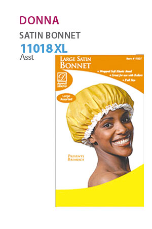 [DON11018] Donna XL Satin Bonnet #11018 (Mix) -dz