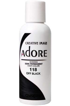 [ADO10118] Adore Hair Color #118 Off Black