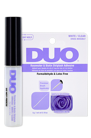 [DUO62196] Duo Lash Adhesive -Rose Water Biotin #62196 Clear(0.18oz)-pc