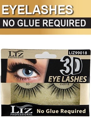 [LIZ99018] EYELASHES 3D #LIZ99018 (No Glue Required)