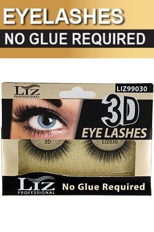 [LIZ99030] EYELASHES 3D #LIZ99030 (No Glue Required)