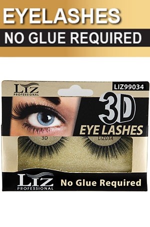 [LIZ99034] EYELASHES 3D #LIZ99034 (No Glue Required)