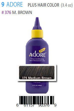 [ADO90376] Adore Plus Hair Color #376 M.Brown