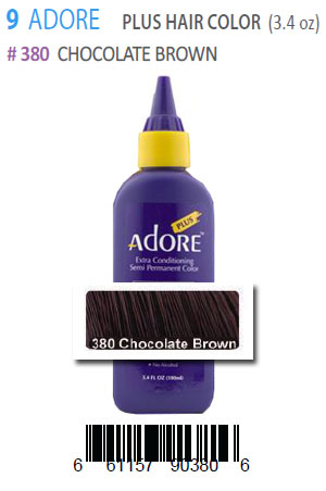 [ADO90380] Adore Plus Hair Color #380 Chocolate Brown