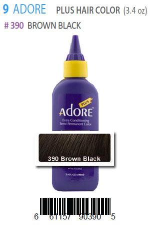 [ADO90390] Adore Plus Hair Color #390 Brown Black