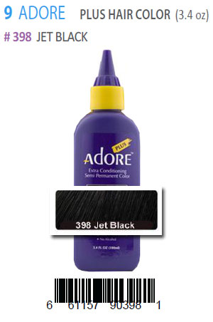 [ADO90398] Adore Plus Hair Color #398 Jet Black