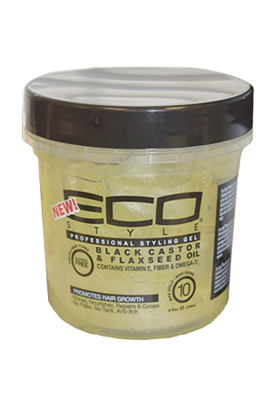 [ECS00420] Eco Gel - Black Castor & Flaxseed Oil Gel(8oz) #82