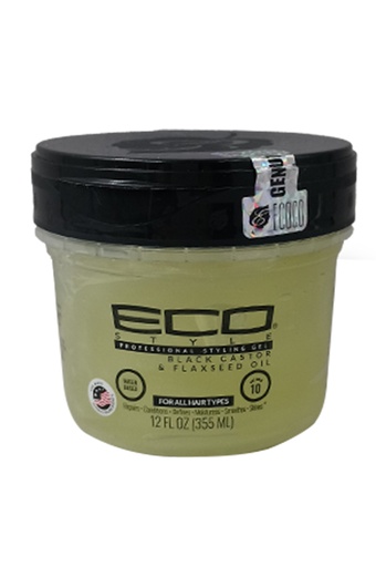 [ECS00436] Eco Styler Gel - Black Castor & Flaxseed Oil (12oz) #136