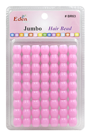 [BR63LPN] Eden  XLG Blister JUMBO Round Bead-Light Pink#BR63LPN-pk
