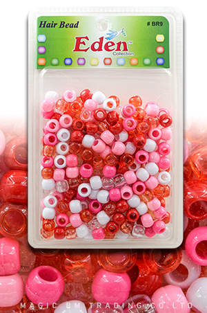 [BR9PNK6] Eden  XLG Blister Med Round Bead-Pink Tone#BR9PNK6-pk