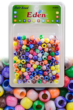 [BR9WAST] Eden 2 Tone XLG Blister Med Round Bead-Asst#BR9WAST-pk